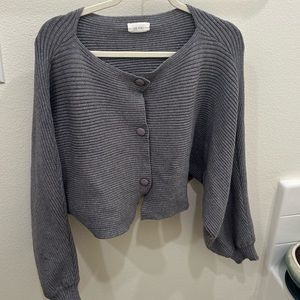 Gray Cardigan